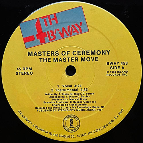MASTERS OF CEREMONY // THE MASTER MOVE (4VER)