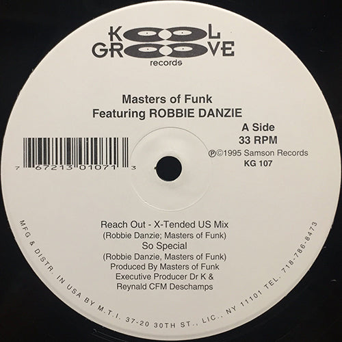 MASTERS OF FUNK feat. ROBBIE DANZIE // REACH OUT (2VER) / SO SPECIAL