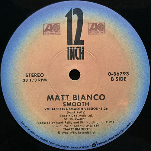 MATT BIANCO // YEH YEH (5:23) / SMOOTH (5:26)