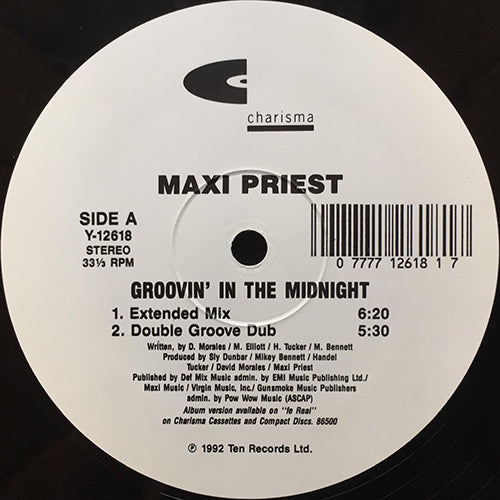 MAXI PRIEST // GROOVIN' IN THE MIDNIGHT (5VER)