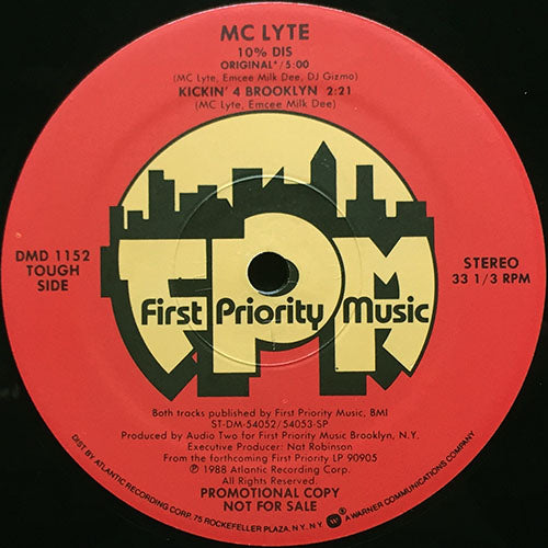 MC LYTE // 10% DIS (3VER) / KICKIN' 4 BROOKLYN