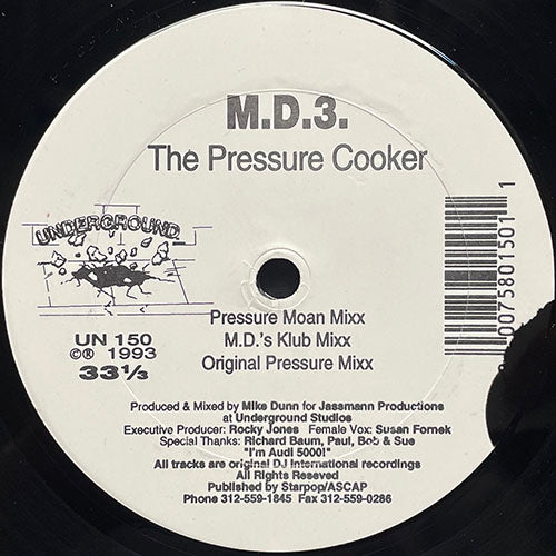 M.D.3. // THE PRESSURE COOKER (3VER) / USE ME UP (2VER)