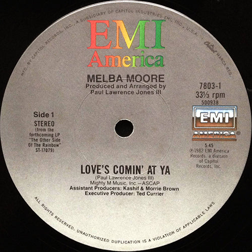 MELBA MOORE // LOVE'S COMIN' AT YA (5:45) / INST (5:40)