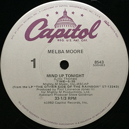 MELBA MOORE // MIND UP TONIGHT (5:30) / INST (4:04)