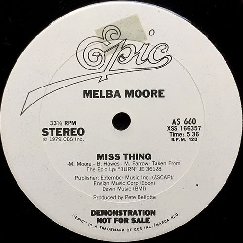 MELBA MOORE // MISS THING (5:36)