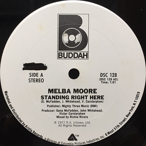 MELBA MOORE // STANDING RIGHT HERE (7:01) / THIS IS IT (4:45)