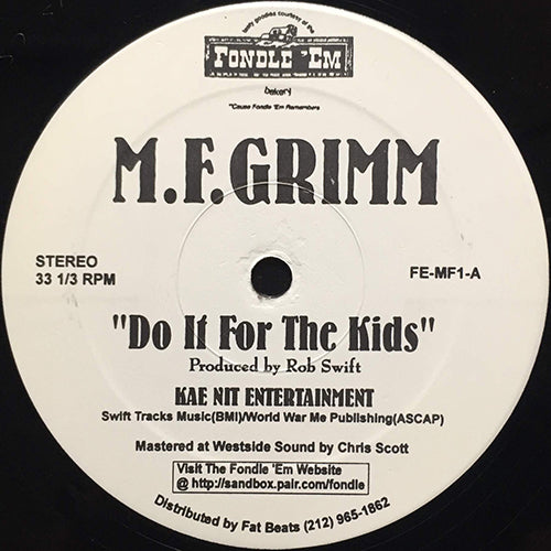 M.F. GRIMM // DO IT FOR THE KIDS / BLOODY LOVE LETTER