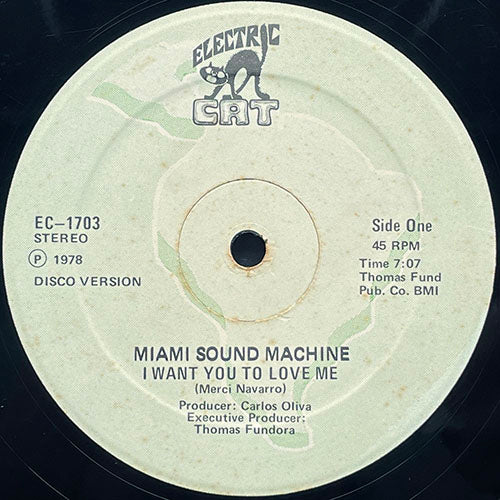 MIAMI SOUND MACHINE // I WANT YOU TO LOVE ME (7:07) / DIFFERENT KIND OF LOVE (4:38)