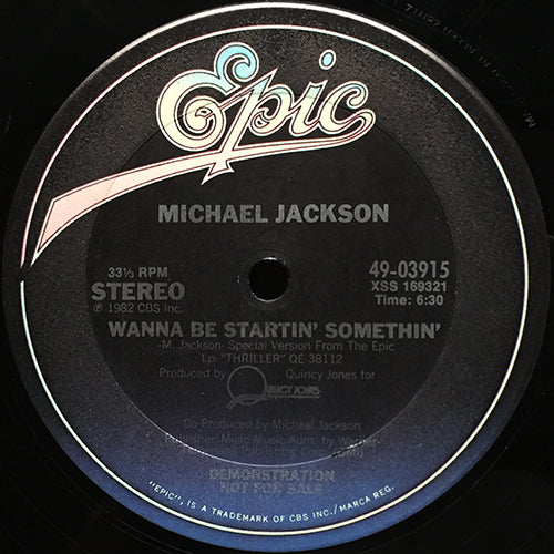 MICHAEL JACKSON // WANNA BE STARTIN' SOMETHIN' (6:30) / INST