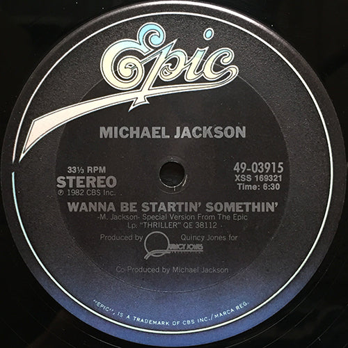 MICHAEL JACKSON // WANNA BE STARTIN' SOMETHIN' (6:30) / INST