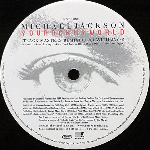 MICHAEL JACKSON feat. JAY-Z // YOU ROCK MY WORLD (TRACK MASTERS REMIX) (3:28)