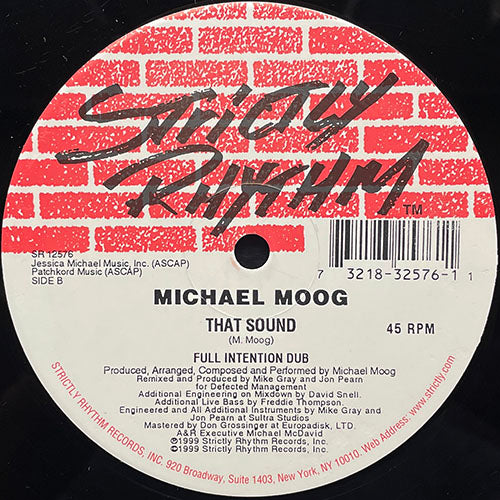 MICHAEL MOOG // THAT SOUND (CLUB 69 & FULL INTENTION REMIX) (4VER)