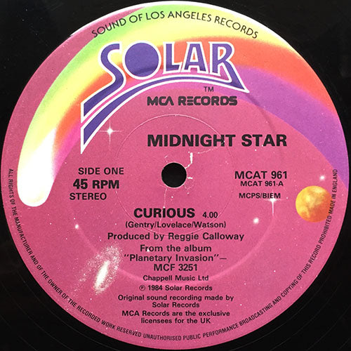MIDNIGHT STAR // CURIOUS (4:00) / BODY SNATCHERS (7:08)