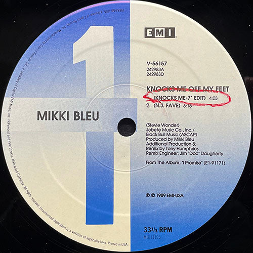 MIKKI BLEU // KNOCKS ME OFF MY FEET (4VER)