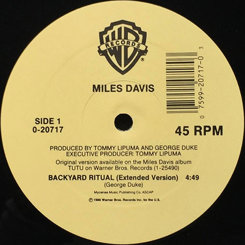 MILES DAVIS // BACKYARD RITUAL (4:49/4:09) / TOMAAS (5:32)