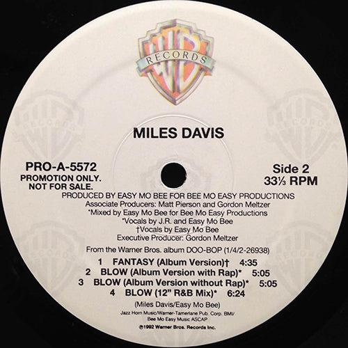 MILES DAVIS // BLOW (6VER) / FANTASY