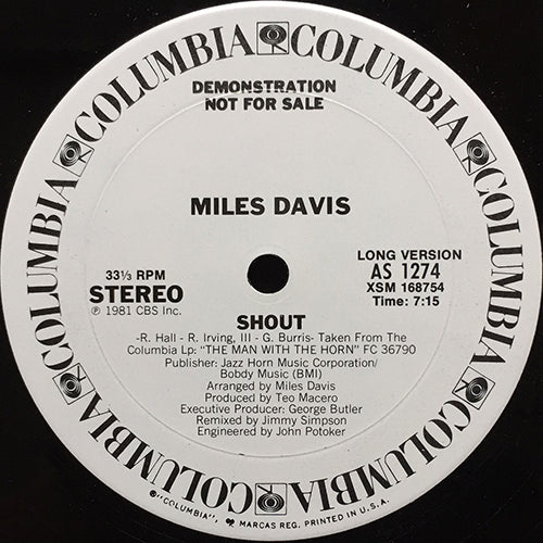 MILES DAVIS // SHOUT (7:15/4:20)