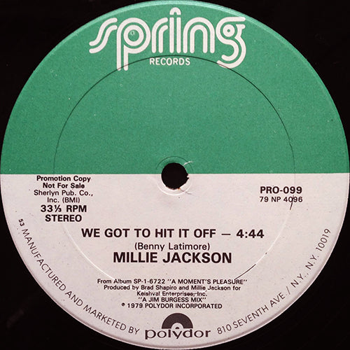MILLIE JACKSON // WE GOT TO HIT IT OFF (4:44)