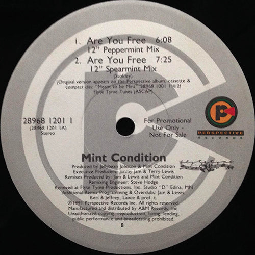 MINT CONDITION // ARE YOU FREE (4VER)