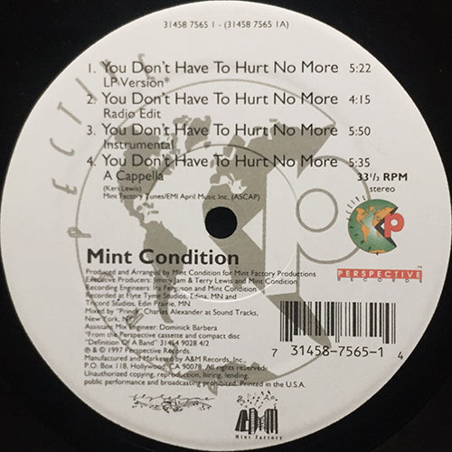 MINT CONDITION // YOU DON'T HAVE TO HURT NO MORE (5VER)