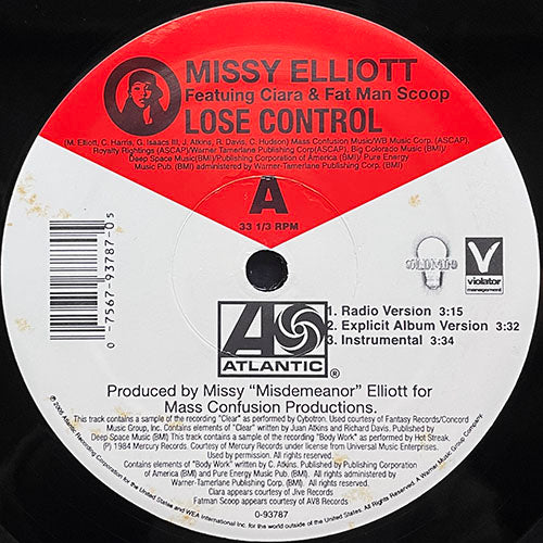 MISSY ELLIOTT feat. CIARA & FAT MAN SCOOP // LOSE CONTROL (3VER) / ON & ON (3VER)