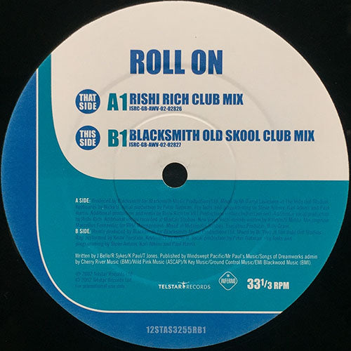 MIS-TEEQ // ROLL ON (RISHI RICH CLUB MIX) / (BLACKSMITH OLD SKOOL CLUB MIX)