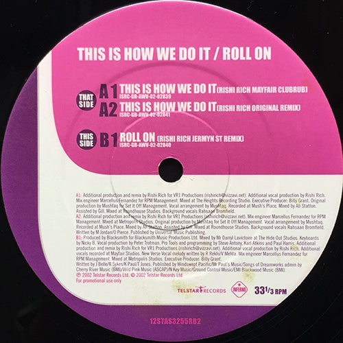 MIS-TEEQ // THIS IS HOW WE DO IT (2VER) / ROLL ON