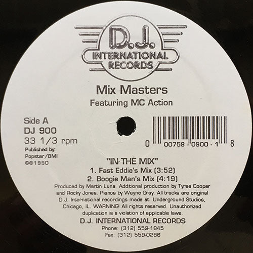 MIX MASTERS feat. MC ACTION / JACK-N-HOUSE // IN THE MIX (4VER)