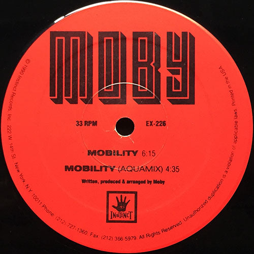 MOBY // MOBILITY (ORIGINAL) / (AQUAMIX) / GO / TIME SIGNATURE