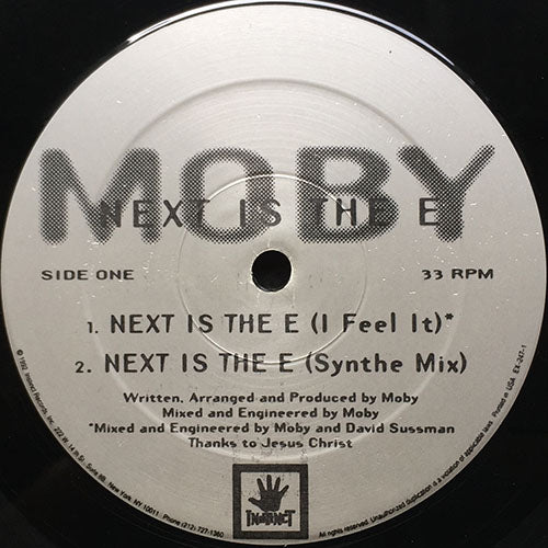 MOBY // NEXT IS THE E (4VER) / THOUSAND