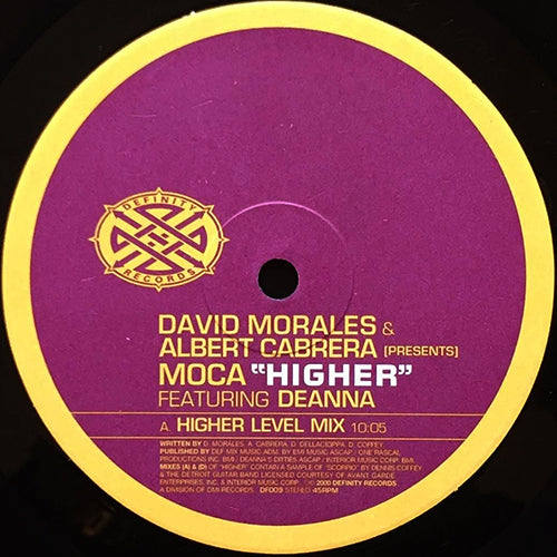 DAVID MORALES & ALBERT CABRERA presents MOCA feat. DEANNA // HIGHER (4VER)