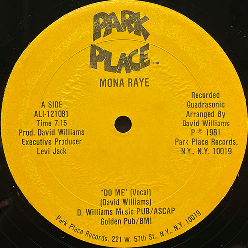 MONA RAYE // DO ME (8:28/5:48)