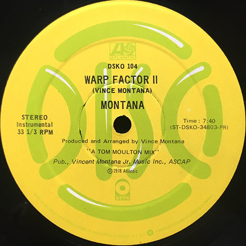 MONTANA // WARP FACTOR II (7:40) / A DANCE FANTASY (15:47)