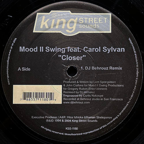 MOOD II SWING feat. CAROL SYLVAN // CLOSER (DJ BEHROUZ REMIX & ORIGINAL) (3VER)