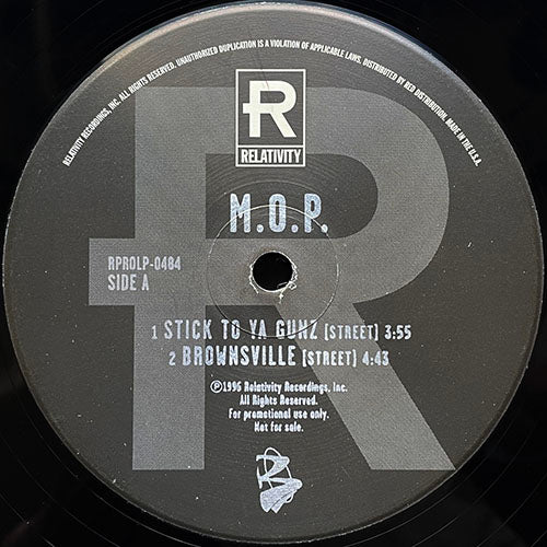 M.O.P. // STICK TO YA GUNZ (2VER) / BROWNSVILLE (2VER)
