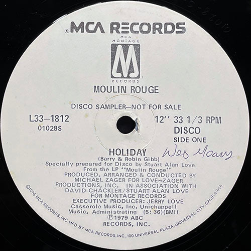 MOULIN ROUGE // HOLIDAY (5:36) / LONELY DAYS (5:26)
