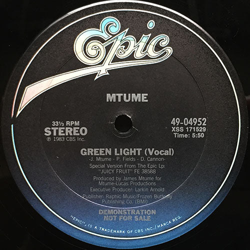 MTUME // GREEN LIGHT (5:50) / (INSTRUMENTAL) (5:16)