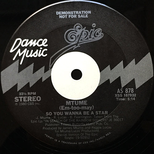 MTUME // SO YOU WANNA BE A STAR (5:14)