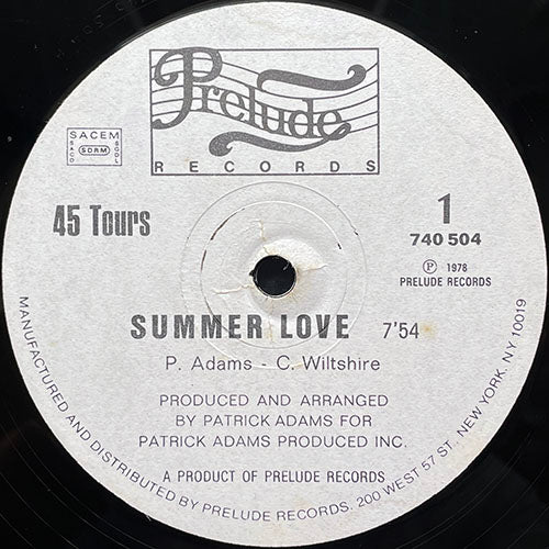 MUSIQUE // SUMMER LOVE (7:54) / SUMMER LOVE THEME (8:02)