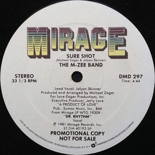 M-ZEE BAND // WHO'S FUNKIN' YOU (4:30) / SURE SHOT (4:44)