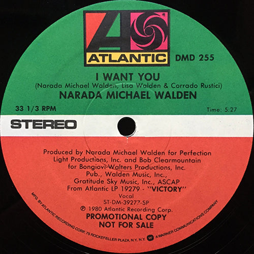 NARADA MICHAEL WALDEN // I WANT YOU (5:27)