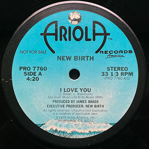 NEW BIRTH // I LOVE YOU (4:20)