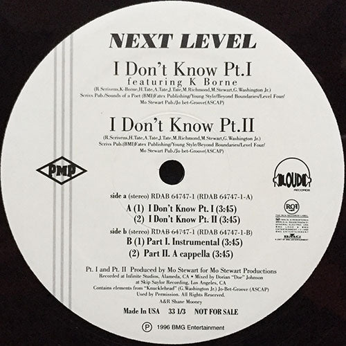 NEXT LEVEL // I DON'T KNOW (4VER)