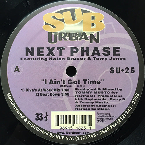 NEXT PHASE feat. HELEN BRUNER & TERRY JONES // I AIN'T GOT TIME (4VER)