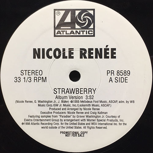 NICOLE RENEE // STRAWBERRY (ALBUM VERSION) (3:52) / (INSTRUMENTAL) (3:52)