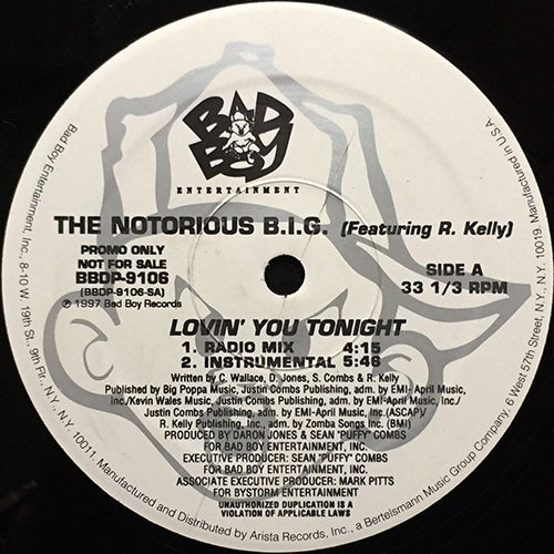 NOTORIOUS B.I.G. feat. R. KELLY // LOVIN' YOU TONIGHT (3VER)