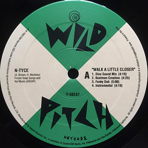 N-TYCE // WALK A LITTLE CLOSER (3VER) / PEACE RIDE (3VER)
