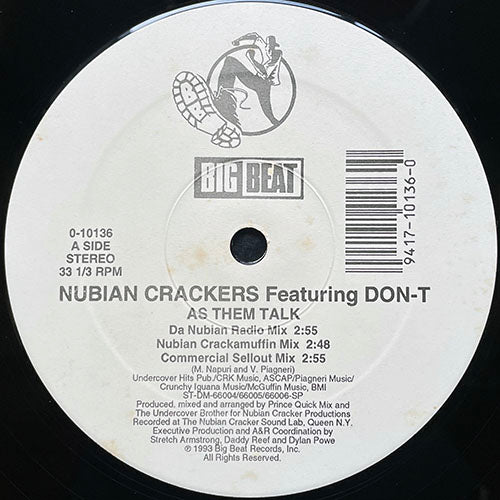 NUBIAN CRACKERS feat. DON-T // AS THEM TALK (7VER)