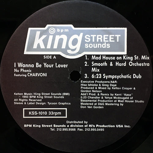 NU PHONIC feat. CHARVONI // I WANNA BE YOUR LOVER (6VER)