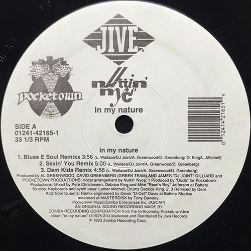 NUTTIN NYCE // IN MY NATURE (OUTRAGEOUS REMIXES) (6VER)